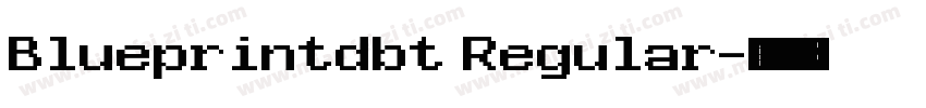 Blueprintdbt Regular字体转换